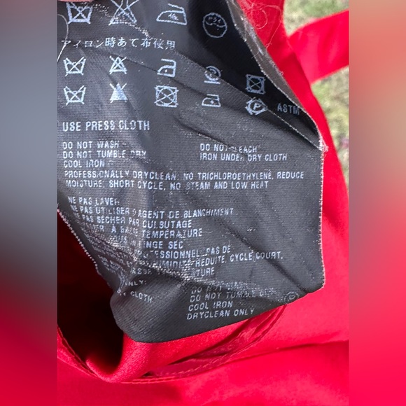 Size 40 Prada Red Silk Vintage Pleated Dress - Picture 7 of 7